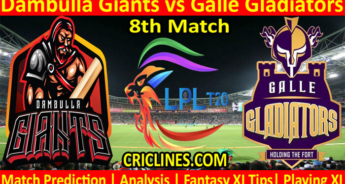 Today Match Prediction-DGS vs GGS-LPL T20 2021-8th Match-Who Will Win
