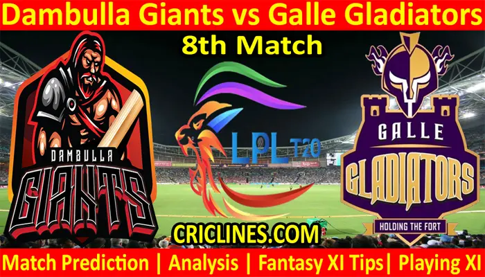 Today Match Prediction-DGS vs GGS-LPL T20 2021-8th Match-Who Will Win