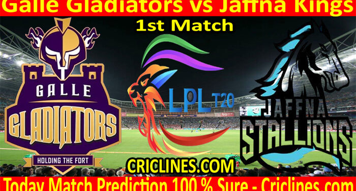Today Match Prediction-GGD vs JKS-LPL T20 2021-1st Match-Who Will Win