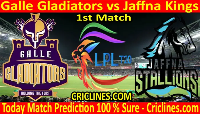Today Match Prediction-GGD vs JKS-LPL T20 2021-1st Match-Who Will Win