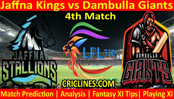 Today Match Prediction-JKS vs DGS-LPL T20 2021-4th Match-Who Will Win