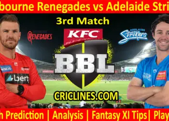 Today Match Prediction-MRS vs ADS-BBL T20 2021-22-3rd Match-Who Will Win