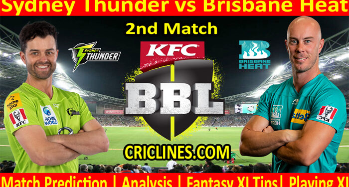 Today Match Prediction-SYT vs BRH-BBL T20 2021-22-2nd Match-Who Will Win