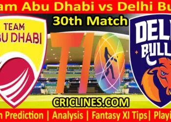 Today Match Prediction-TAD vs DB-Abu Dhabi T10 League-30th match-Who Will Win