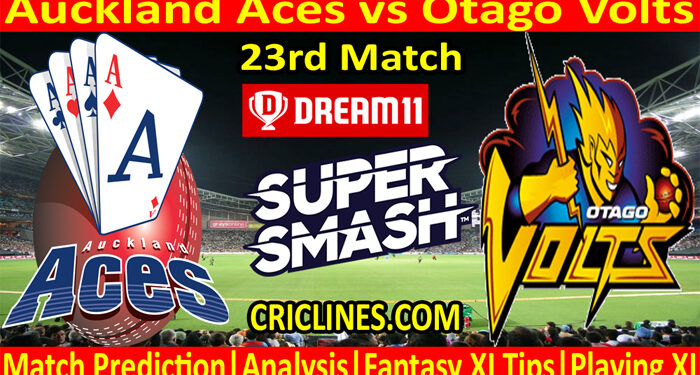 ACS vs OTV-Today Match Prediction-Super Smash T20 2021-22-23rd Match-Who Will Win