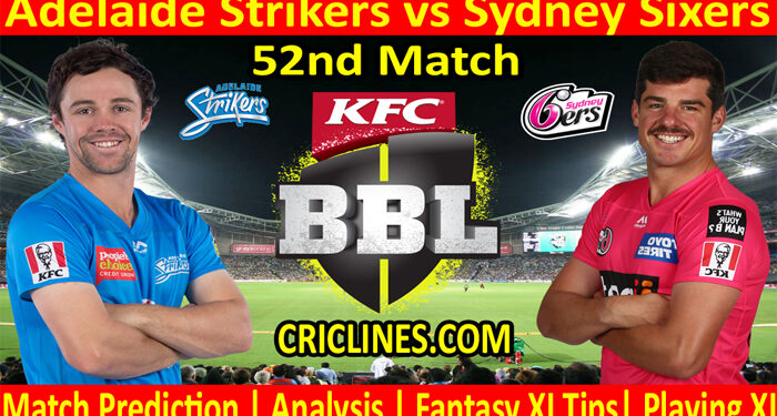 ADS vs SYS-Today Match Prediction-BBL T20 2021-22-52nd Match-Who Will Win