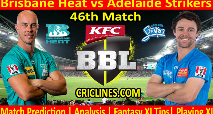 BBH vs ADS-Today Match Prediction-BBL T20 2021-22-46th Match-Who Will Win