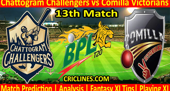 CCS vs CVS-Today Match Prediction-Dream11-BPL T20-13th Match-Who Will Win