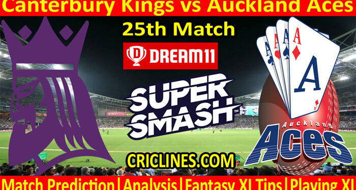 CKS vs ACS-Today Match Prediction-Super Smash T20 2021-22-25th Match-Who Will Win