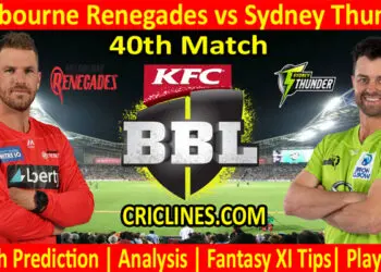 MRS vs SYT-Today Match Prediction-BBL T20 2021-22-40th Match-Who Will Win