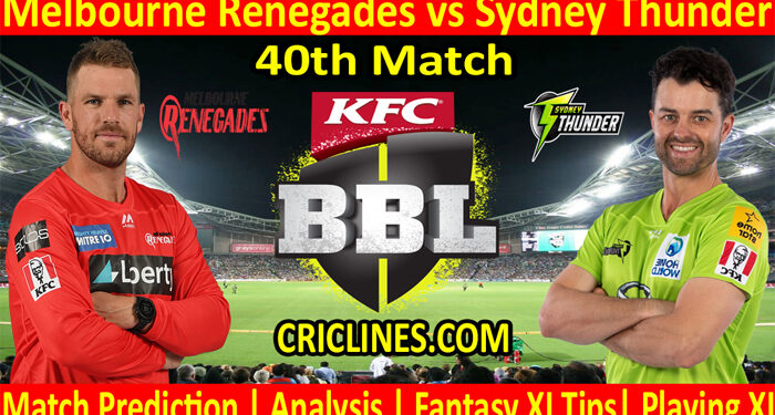 MRS vs SYT-Today Match Prediction-BBL T20 2021-22-40th Match-Who Will Win