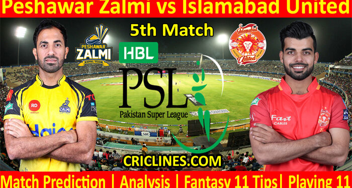 PSZ vs ISU-Today Match Prediction-PSL T20 2022-5th Match-Who Will Win