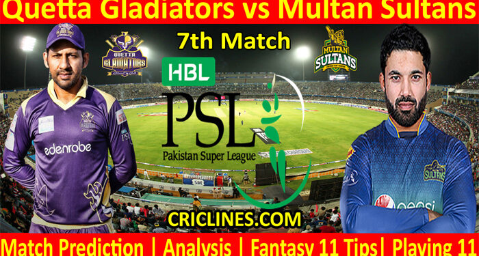 QGS vs MTS-Today Match Prediction-PSL T20 2022-7th Match-Who Will Win