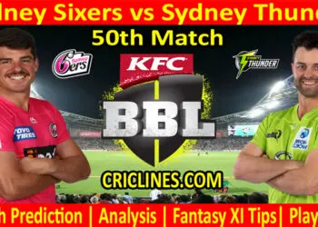 SYS vs SYT-Today Match Prediction-BBL T20 2021-22-50th Match-Who Will Win