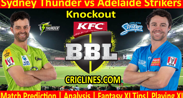 SYT vs ADS-Today Match Prediction-BBL T20 2021-22-Knockout Match-Who Will Win