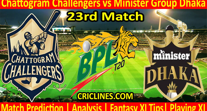 CCS vs MGD-Today Match Prediction-Dream11-BPL T20-23rd Match-Who Will Win