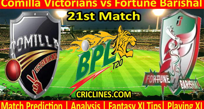 CVS vs FBL-Today Match Prediction-Dream11-BPL T20-21st Match-Who Will Win