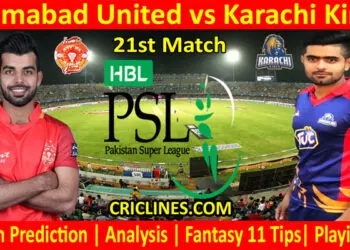 ISU vs KKS-Today Match Prediction-PSL T20 2022-21st Match-Who Will Win