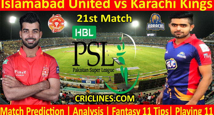 ISU vs KKS-Today Match Prediction-PSL T20 2022-21st Match-Who Will Win