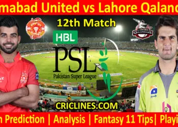 ISU vs LQS-Today Match Prediction-PSL T20 2022-12th Match-Who Will Win