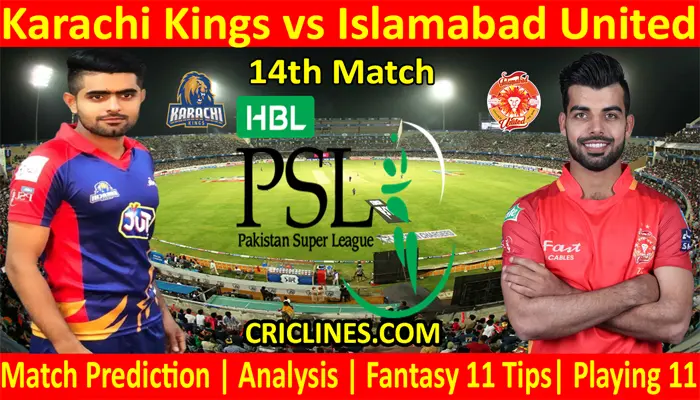 KKS vs ISU-Today Match Prediction-PSL T20 2022-14th Match-Who Will Win