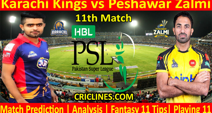 KKS vs PSZ-Today Match Prediction-PSL T20 2022-11th Match-Who Will Win