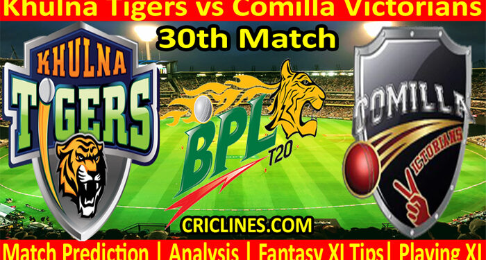 KTS vs CVS-Today Match Prediction-Dream11-BPL T20-30th Match-Who Will Win