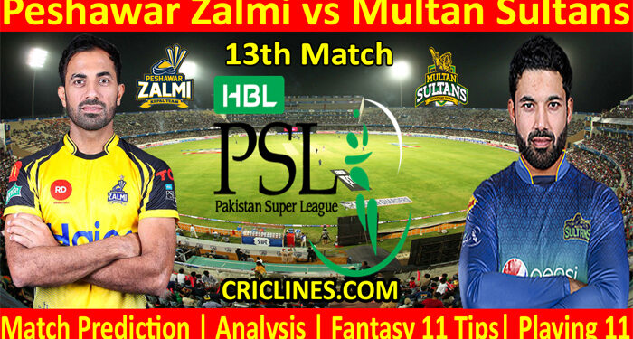 PSZ vs MTS-Today Match Prediction-PSL T20 2022-13th Match-Who Will Win