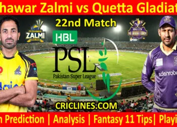 PSZ vs QGS-Today Match Prediction-PSL T20 2022-22nd Match-Who Will Win