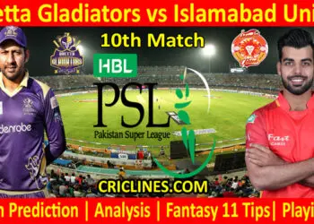 QGS vs ISU-Today Match Prediction-PSL T20 2022-10th Match-Who Will Win