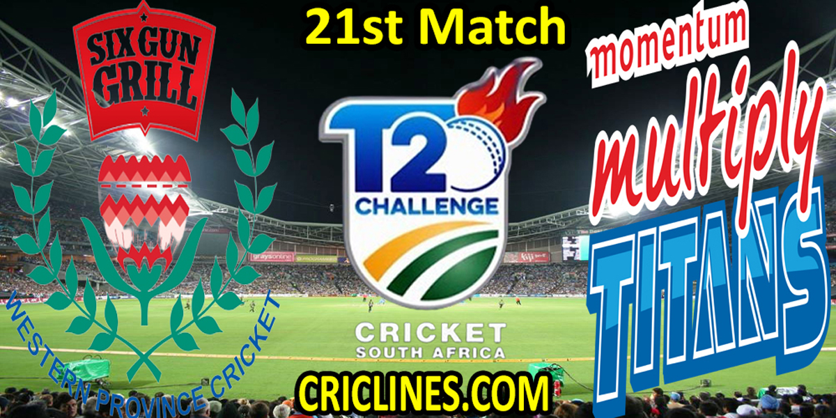 WP vs TTN-Today Match Prediction-CSA T20 Challenge-21st Match-Who Will Win