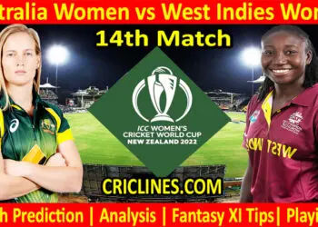 Today Match Prediction-AUSW vs WIW-Women ODI World Cup 2022-14th Match-Who Will Win