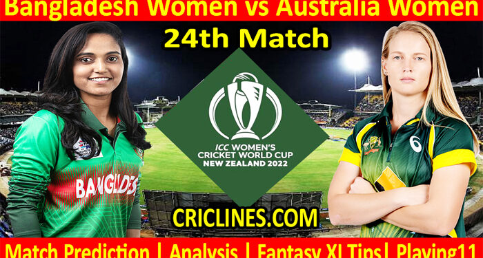 Today Match Prediction-BANW vs AUSW-Women ODI World Cup 2022-24th Match-Who Will Win