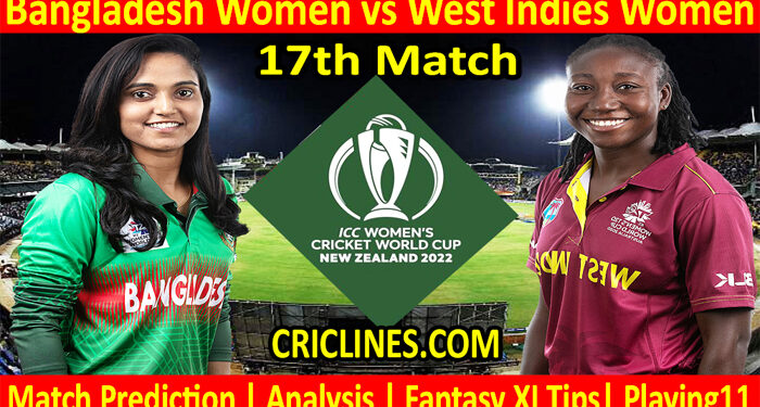 Today Match Prediction-BANW vs WIW-Women ODI World Cup 2022-17th Match-Who Will Win