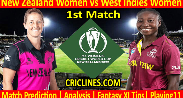 Today Match Prediction-NZW vs WIW-Women ODI World Cup 2022-1st Match-Who Will Win