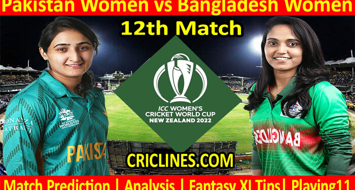 Today Match Prediction-PAKW vs BANW-Women ODI World Cup 2022-12th Match-Who Will Win