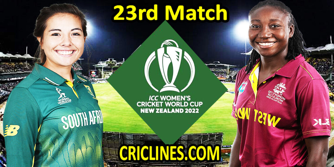 Today Match Prediction-South Africa Women Vs West Indies Women-Women ...