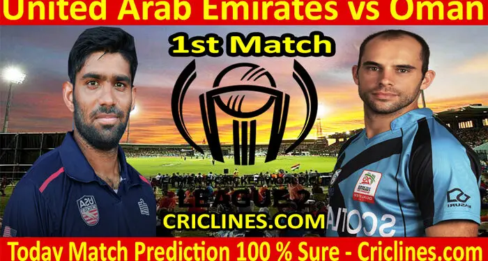 Today Match Prediction-UAE vs OMN-ICC Cricket World Cup League 2019-23 in UAE-1st Match-Who Will Win
