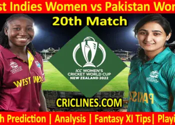 Today Match Prediction-WIW vs PAKW-Women ODI World Cup 2022-20th Match-Who Will Win