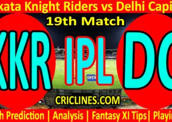 Today Match Prediction-KKR vs DC-IPL T20 2022-19th Match-Who Will Win