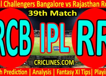 Today Match Prediction-RCB vs RR-IPL T20 2022-39th Match-Who Will Win