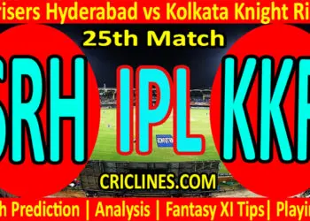 Today Match Prediction-SRH vs KKR-IPL T20 2022-25th Match-Who Will Win