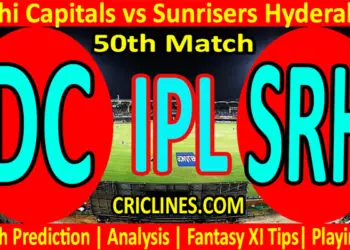 Today Match Prediction-DC vs SRH-IPL T20 2022-50th Match-Who Will Win