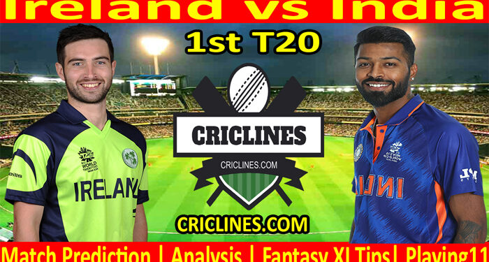 Today Match Prediction-Ireland vs India-1st T20 Match-2022-Who Will Win