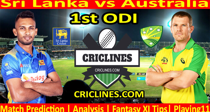 Today Match Prediction-Sri Lanka vs Australia-1st ODI-2022-Who Will Win Today