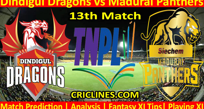 Today Match Prediction-DGD vs MPS-TNPL T20 2022-13th Match-Who Will Win