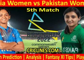 Today Match Prediction-INDW vs PAKW-Commonwealth Games Womens Cricket Competition-2022-5th Match-Who Will Win