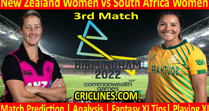 Today Match Prediction-NZW vs RSAW-Commonwealth Games Womens Cricket Competition-2022-3rd Match-Who Will Win