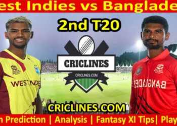 Today Match Prediction-WI vs BAN-2nd T20 2022-Who Will Win