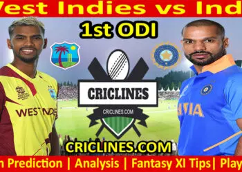 Today Match Prediction-WI vs IND-1st ODI 2022-Who Will Win